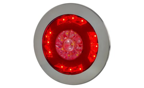 Inbouw LED mistlicht met achteruitrijlicht | 120mm. | 12-24v | 1