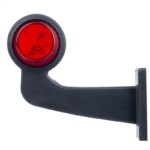 Links | LED pendellamp haakse steel | heldere lens | 12-24v | MB-1011RW-LD 2586-MB-1011RW-4