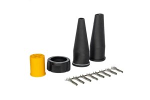 8-PIN's bajonet aansluiting links zonder kabel | V10AC-101B8--V10AC-101B8