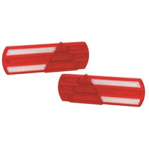 Slimline Trailer lamp | 12-24v | (EU390LR2) Twin Pack | EU390LR2-EU390LR2-EU390LR2