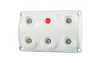 LED interieurlamp - Touch - Rood-wit - 5000K - 12-24v - IP65 | BTS-1500RW-LWD 2157-BTS-1500RW-3