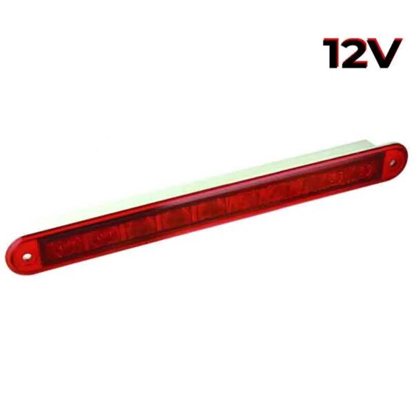 LED combinatielicht slimline rode lens | 12v | 40cm. kabel | 235R12-235R12-235R12
