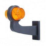 LED pendellamp amber | haakse steel | heldere lens | 12-24v | MB-1013A-LKD 2589-MB-1013A-2