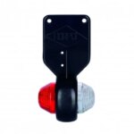LED breedtelamp rechts rood-wit 12-24v 50cm kabel | MB-4232RW-LD 368/L-MB-4232RW