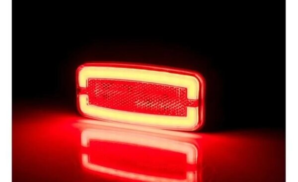LED markeringslicht Rood | 12-24v | 50cm. kabel | MV-4900R-LD 2763-MV-4900R-5