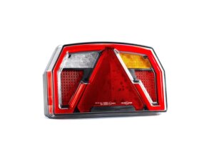 LED neon achterlicht rechts + kenteken 12-24v - 6-PIN's-FT-372 P TD LED BAJONET 6PIN-VC-4672B6
