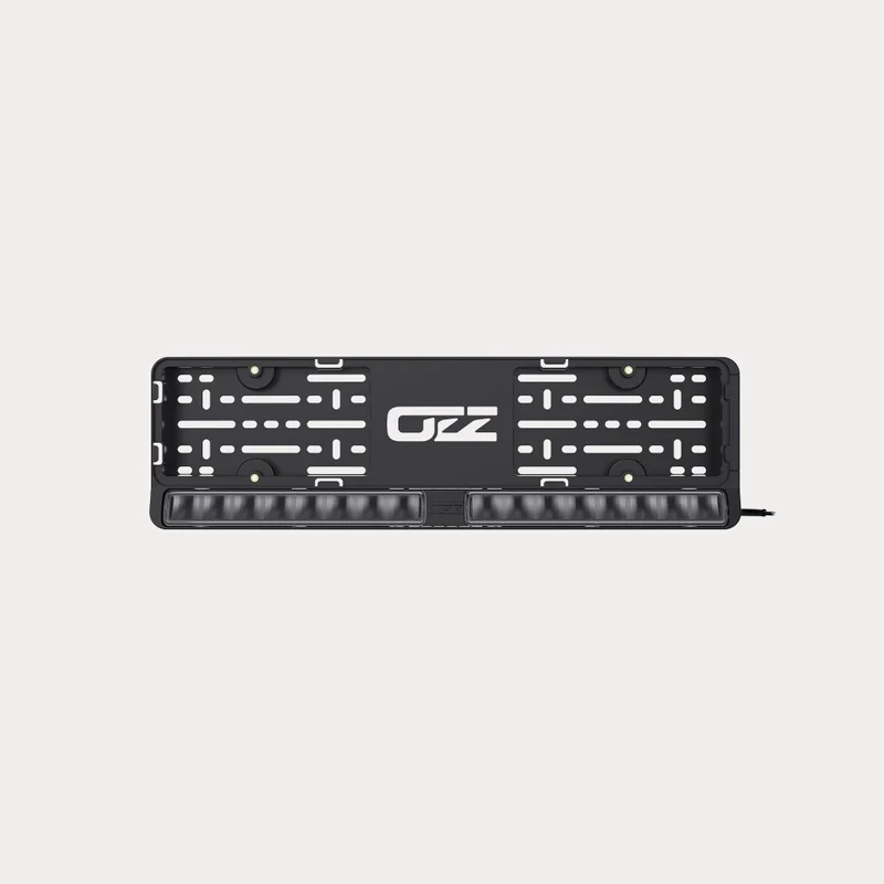 OZZ DLP1 Nummernschildhalter mit schwarzer Lightbar (2 Lichtquellen)-88219-88219