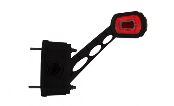 LED breedtelamp rechts met alarm rood-wit-amber 12-24v | MBA-2762RWA-LDCC 2714-MBA-2762RWA-5
