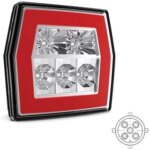 LED compact achterlicht zonder kentekenverlichting | 12-36v | 5-PIN | V10C3-700B5-FT-120 LED BAJONET-V10C3-700B5