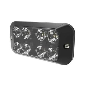 LED flitser 8-LED | R65 | amber | 12-24v | ED3788A-ED3788A-ED3788A