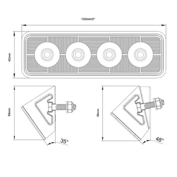 LED werklamp 2800 lm - 24 Watt - IP69K | WR-2428.1--WR-2428.1-4