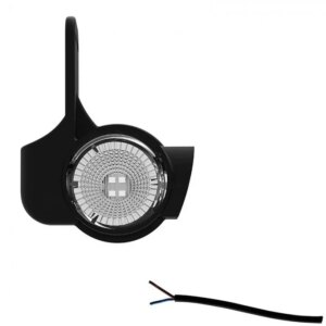 Links | LED breedtelamp met korte steel | 12-24v | 20cm. kabel | M10BV-801RWA-FT-140 W L LED-M10BV-801RWA