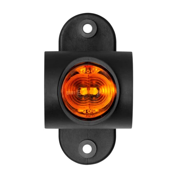 LED dark Breedtelamp rood-wit-amber 12-24v 50cm kabel-LD 2186/GRAPHITE-MB-4800DRWA-2