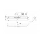 achterlicht slimline | 12-24v | 100cm. kabel | VRM-110-LZD 2247-VRM-110-2