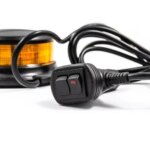 LED zwaailamp amber met amber lens | 12-24v | magneet | R65 | S07ZL603AA--S07ZL603AA-3