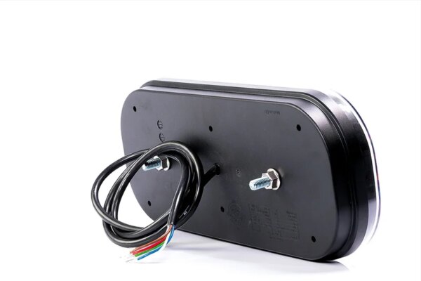 Rechts | LED achterlicht met driehoek reflector & kentekenlicht | 12-24v | VC-3112-FT-610 P T LED DI-VC-3112-2