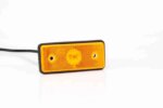 LED markeringslicht amber | 12-24v | 50cm. kabel met 0