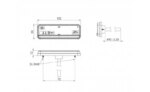 LED markeringslicht neon amber | 12-24v | 50cm. kabel | MV-3200A-LD 2435-MV-3200A-4
