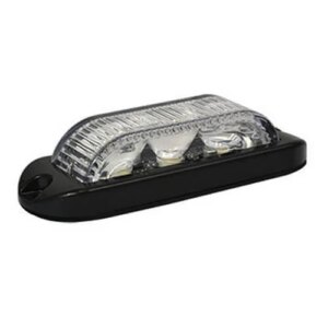 LED flitser 3 LED's | Amber | 180 graden | 10-30v | LED3DVA180-LED3DVA180-LED3DVA180