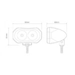 LED LA BlueSpot lamp | 6 watt | 541 lumen | 10-110v | Spotbeam | 92B6BM-92B6BM-92B6BM-5