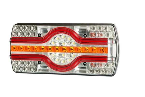 LED neon achterlicht met kentekenlicht | 12-24v | 2