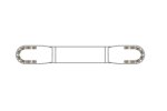 LED flitsbalk amber | 13 serie | ECE-R65 amber | 1250mm | 16 LED's | 13-00013-E-13-00013-E-13-00013-E-2
