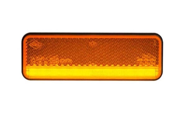 LED markeringslicht neon amber | 12-24v | 50cm. kabel | MV-3200A-LD 2435-MV-3200A-2