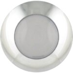 LED interieurverlichting | chroom | melkglas | 24v. | koud wit licht | 7530 OPAQUE-7530 OPAQUE-7530 OPAQUE