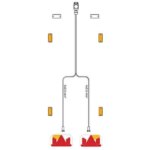 0m lang zonder DC-kabel | met 13-polige | K10C-9000-IV-090-000-K10C-9000