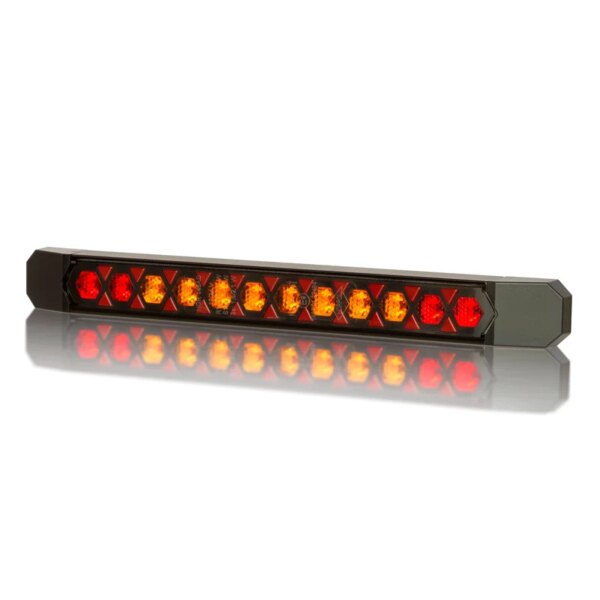 LED achterlicht Slimline universeel dynamisch knipperlicht kabel 12-24V 50cm kabel-LZD 3141-VC-5710-3