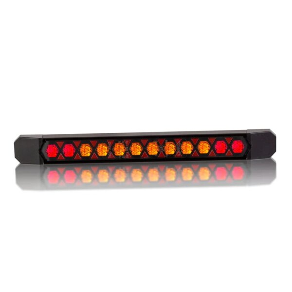 LED achterlicht Slimline universeel dynamisch knipperlicht kabel 12-24V 50cm kabel-LZD 3141-VC-5710-2