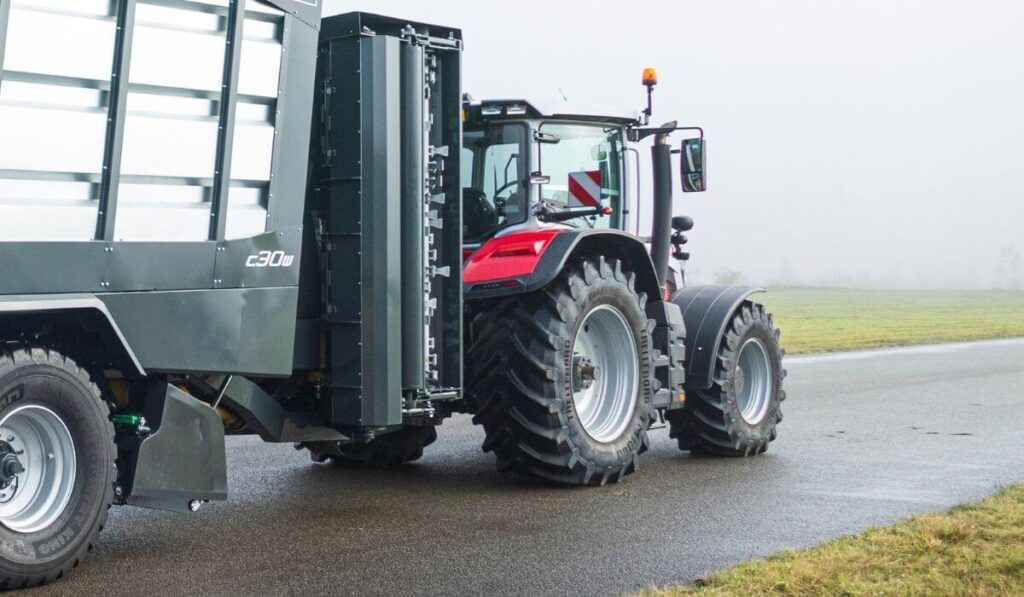Tractor op openbare weg