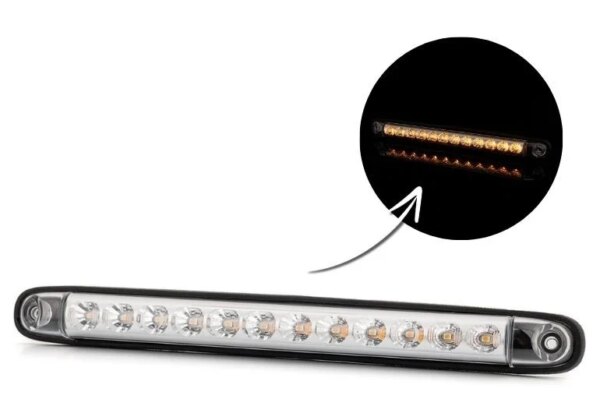 LED Knipperlicht Statisch slimline | 12-24v | 100cm. kabel | VK-150-LKD 2249/ST-VK-150