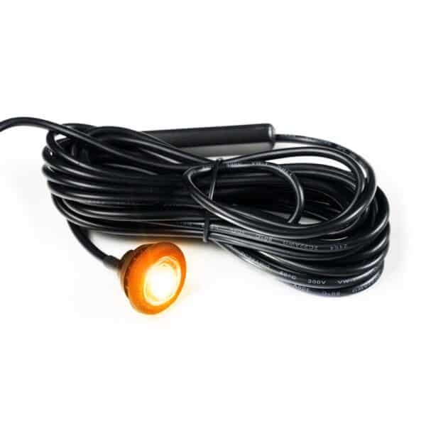 LED markeerlicht amber 12-24v 500cm kabel - Afbeelding 1