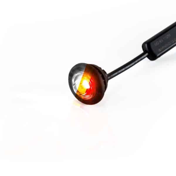 LED markeerlicht rood/wit/amber 12-24v 200cm kabel - Afbeelding 1