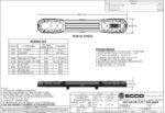 LED flitsbalk amber | 13 serie | ECE-R65 amber | 1250mm | 24 LED's | 13-00005-E - Afbeelding 3