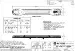 LED flitsbalk amber | 13 serie | ECE-R65 amber | 1500mm | 16 LED's | 13-00015-E - Afbeelding 3