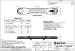 LED flitsbalk amber | 13 serie | ECE-R65 amber | 1250mm | 12 LED's | 13-00021-E - Afbeelding 3