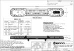 LED flitsbalk amber | 13 serie | ECE-R65 amber | wit midden | 1250mm | 24 LE | 13-01007-E - Afbeelding 3