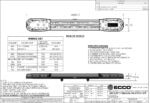 LED flitsbalk amber | 13 serie | ECE-R65 amber | wit midden | 1500mm | 24 LE | 13-01013-E - Afbeelding 3