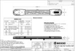 LED flitsbalk amber | 13 serie | ECE-R65 amber | transparant | wit midden | 1500mm | 16 LE | 13-01016-E - Afbeelding 4