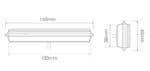 LED achteruitrijlicht slimline inbouw | 12-24v | 0,18m. kabel | 135WMGE - Afbeelding 3