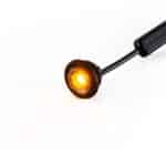 LED markeerlicht amber met R65 flitser 12-24v 200cm kabel - Afbeelding 2