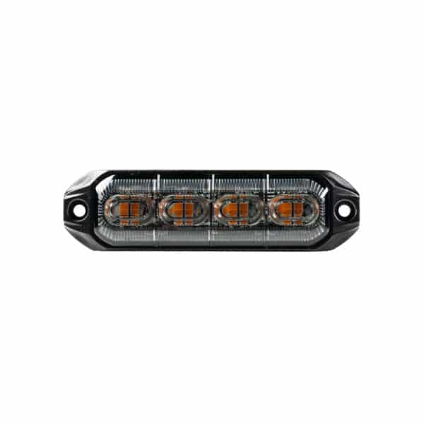 LED R65 CL2 flitser 4-LED amber 12/24v 200cm kabel - Afbeelding 1