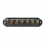 LED R65 CL2 flitser 6-LED amber 12/24v 200cm kabel