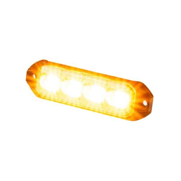 LED R65 CL2 flitser 4-LED amber 12/24v 200cm kabel - Afbeelding 4