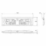 LED ADR kentekenverlichting incl. houder 1,5m + 1,5mm² connector - Afbeelding 2
