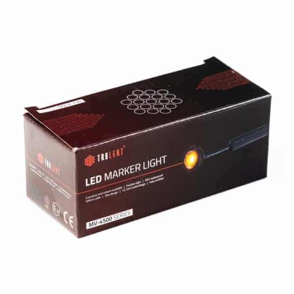 LED markeerlicht amber 12-24v 500cm kabel - Afbeelding 7