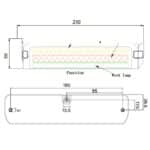 LED ADR achterlicht top-montage incl. werklamp 12/24v - Afbeelding 2
