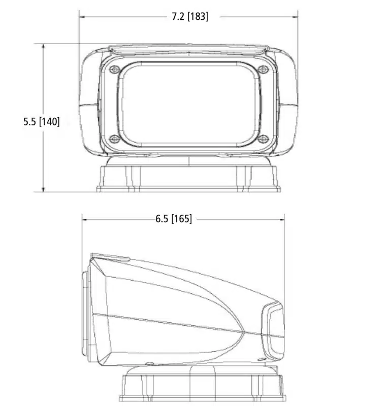 82a0050f-775e-4800-9cc9-8238bc08b890-39156-nl LED zoeklicht | draaibaar met remote | 1750 lumen | 12-24v | Wit | EW3001 - Afbeelding 2